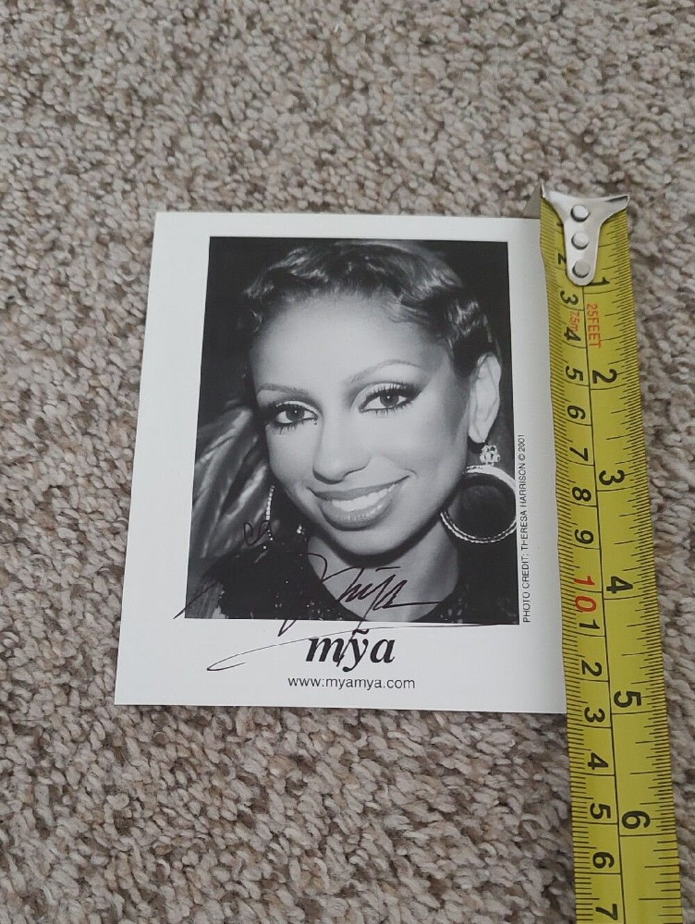 Mya Autograph Photo - Picture 5 of 5